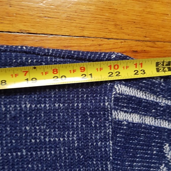 Vintage Blue Ski Sweater Blue Wool Coogi Style Sweater Mockneck Jump Blue Size L - Picture 10 of 10